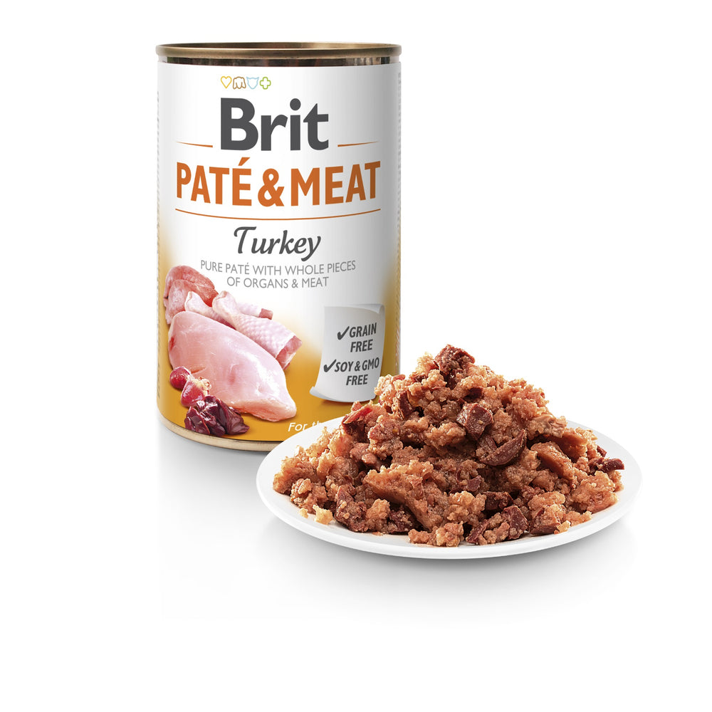 BRIT PATE & MEAT TURKEY 400g Manufacturer code 8595602557479