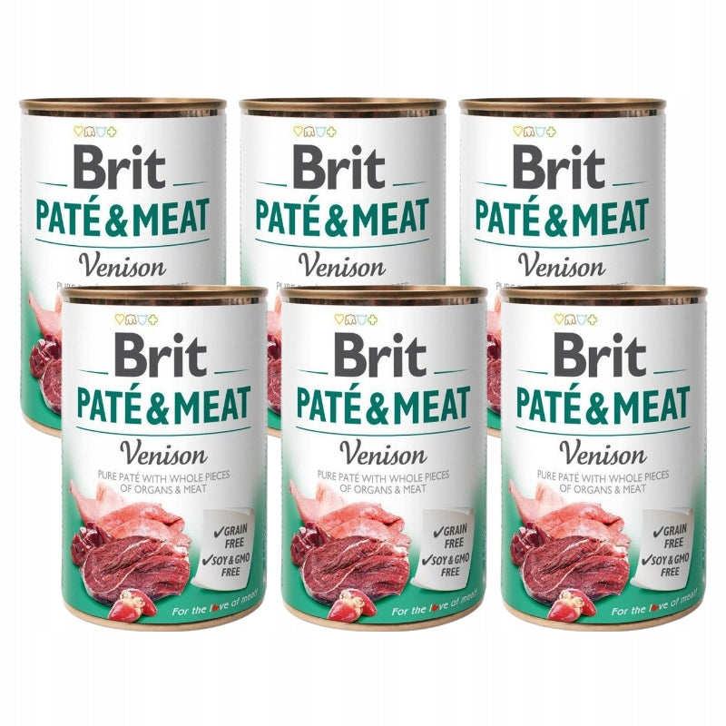 BRIT PATE & MEAT VENISON 6x400g