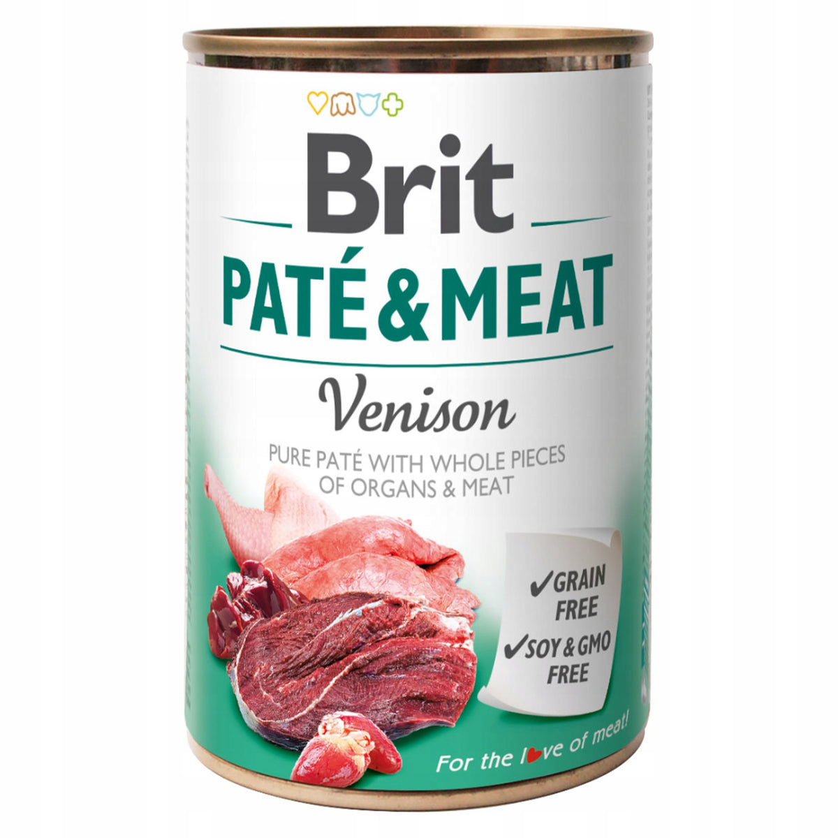 BRIT PATE & MEAT VENISON WET DOG FOOD WITH VENISON 400G