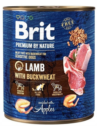 BRIT PREMIUM BY NATURE 800g LAMB & BUCKWHEAT