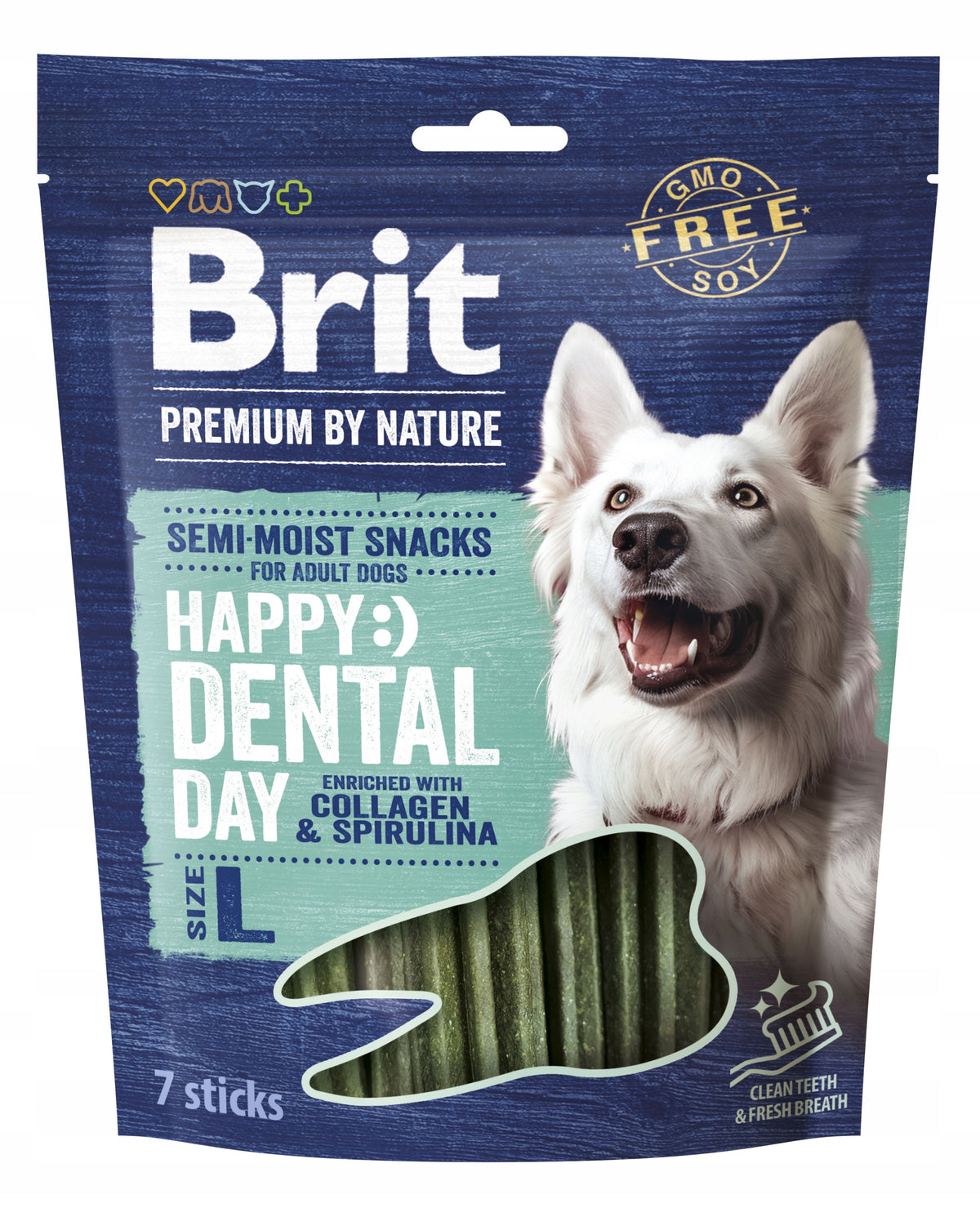 BRIT PREMIUM DOG SNACK DENTAL L DENTAL TREAT FOR DOGS 180g 967