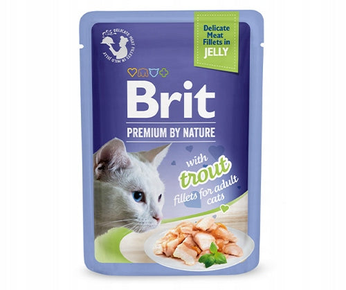 BRIT Pouch Cat Food Jelly Fillets with Trout Manufacturer code 8595602570690