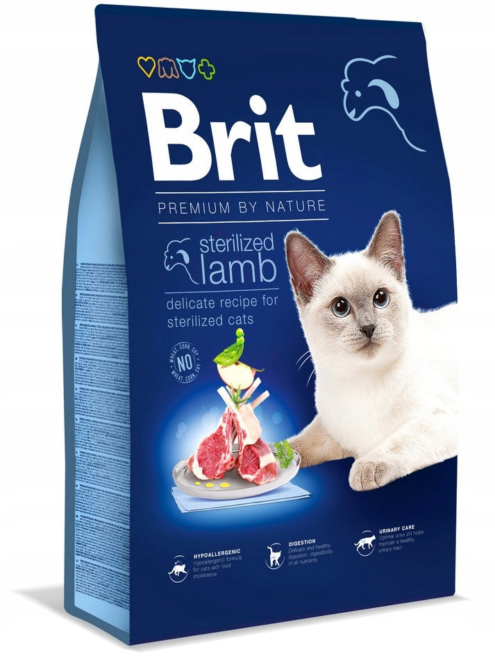 BRIT Premium by Nature Cat Sterilized Lamb 1.5 kg