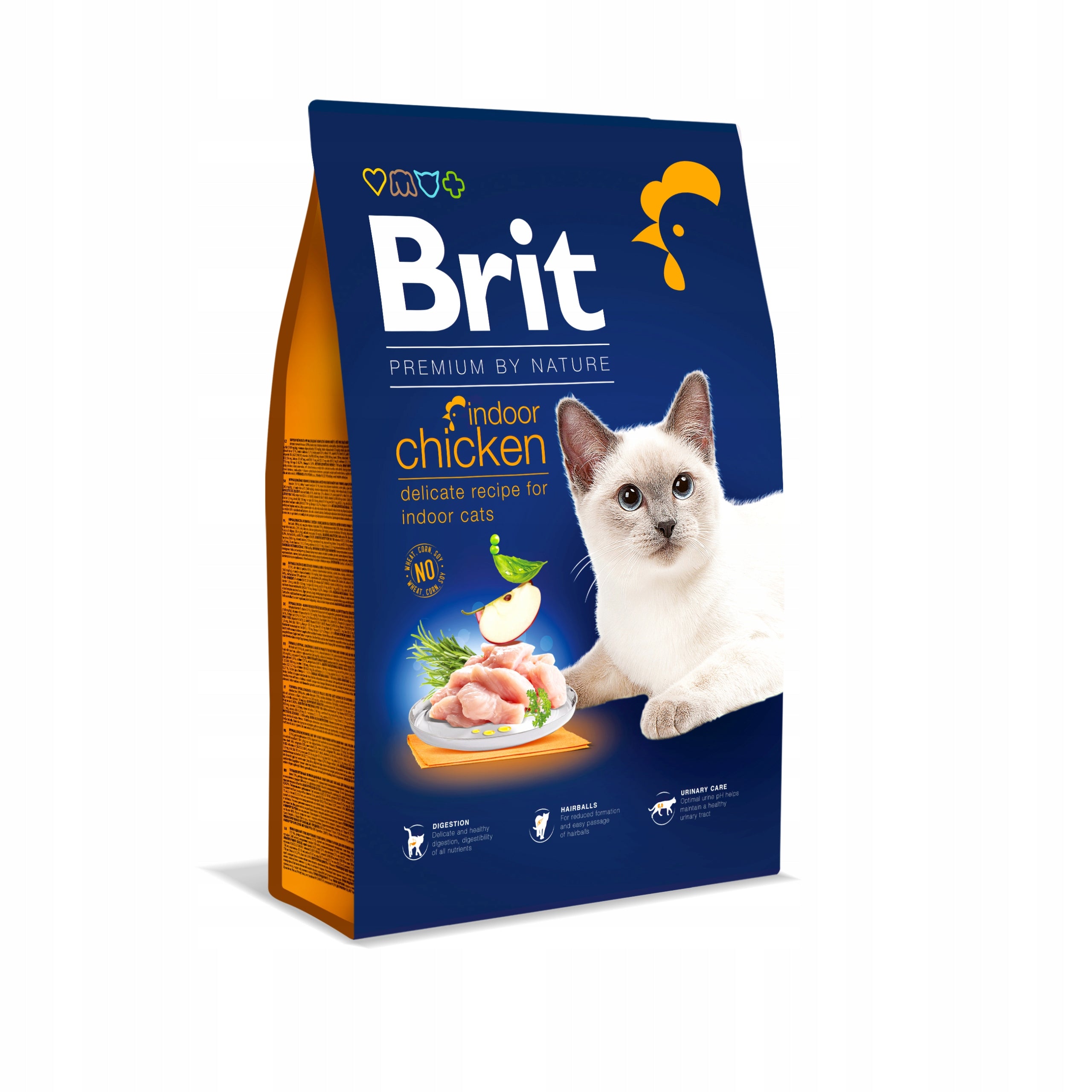 BRIT Premium by Nature Indoor Non-Outgoing Cat Food Chicken 8kg Brand Brit