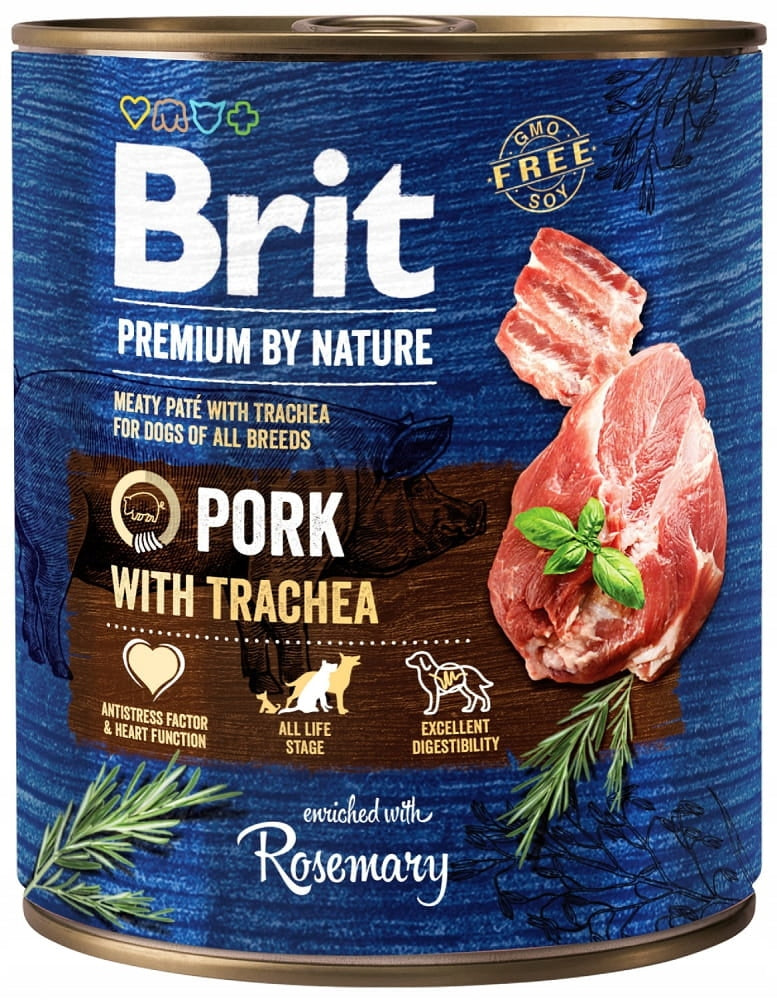 BRIT Premium by Nature Pork with Trachea 800g