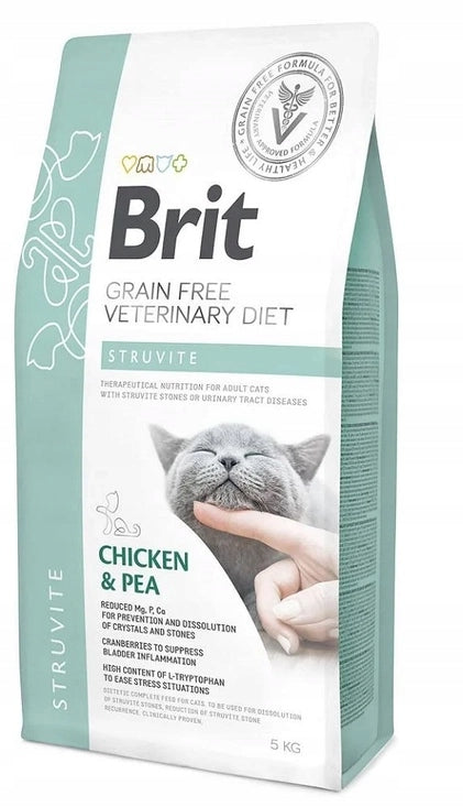 BRIT Veterinary Diets Cat Struvite dry cat food urolithiasis 5kg