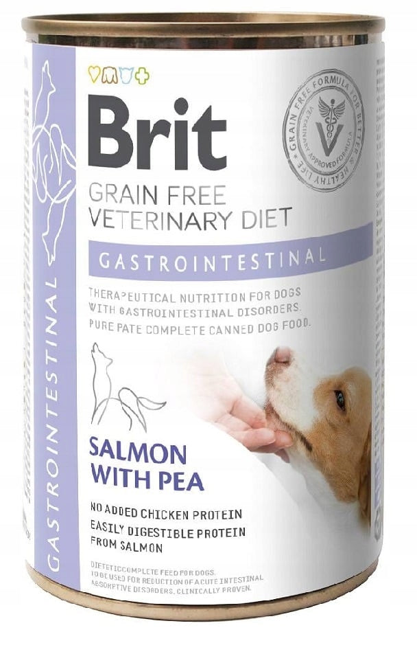 BRIT Veterinary Gastrointestinal Salmon&Pea sensitive digestive system 400 g