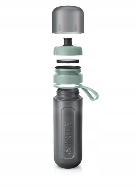 BRITA Filter bottle Fill&Go Active 600 ml + 2 filters MicroDisc green Packaging status original