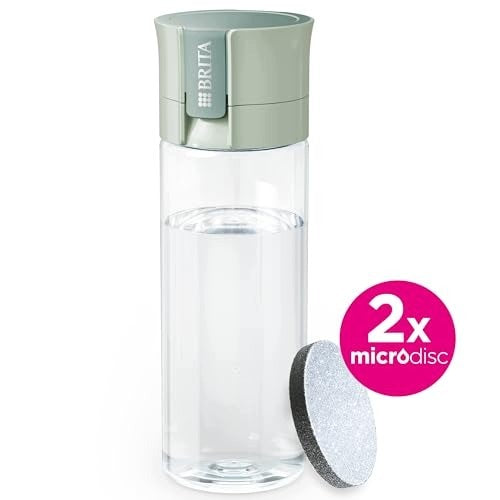 BRITA VITAL PASTEL GREEN FILTER BOTTLE 0 6L CONTAINS 2 FILTERS Brand Brita