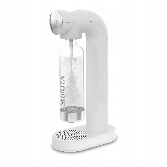 BRITA White SodaONE water gassing saturator with CO2 cylinder and bottle Packaging status original