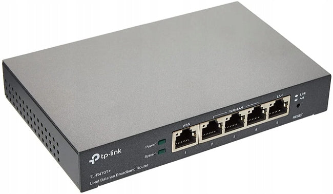 BROADBAND ROUTER TP-LINK TL-R470T+ LOAD BALANCING (V6.0)
