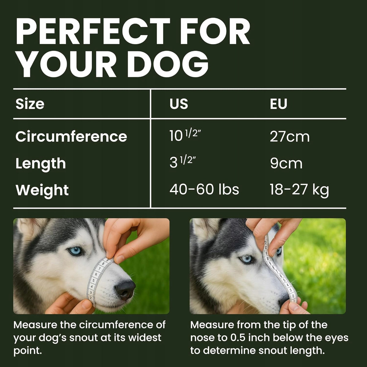 BRONZEDOG Metal muzzle for dog Doberman M leather adjustable wire Packaging status original