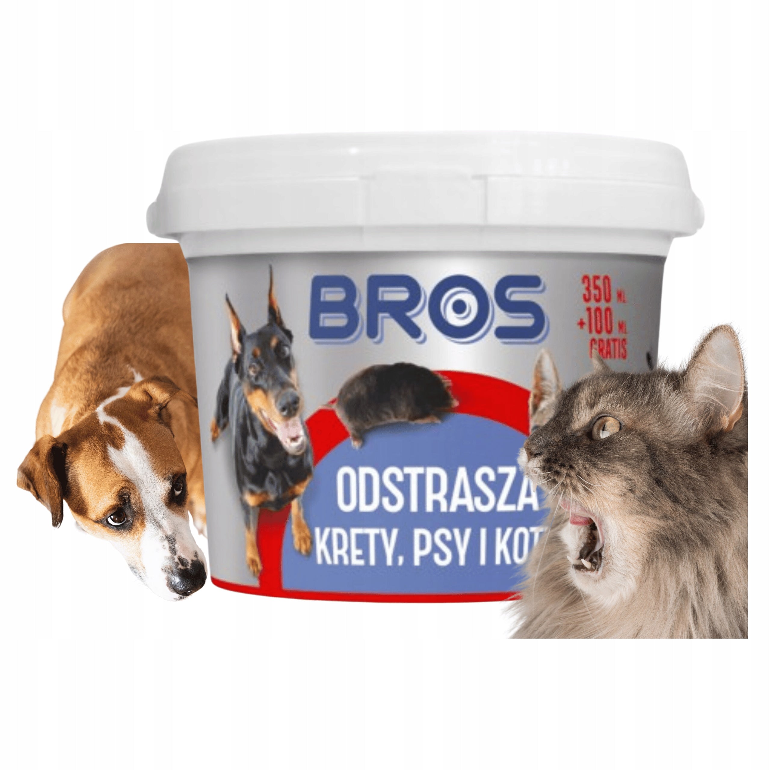 BROS CAT DOG MOLE REPELLENT SCENTED PROTECTS THE AREA 450 ml Brand Bros