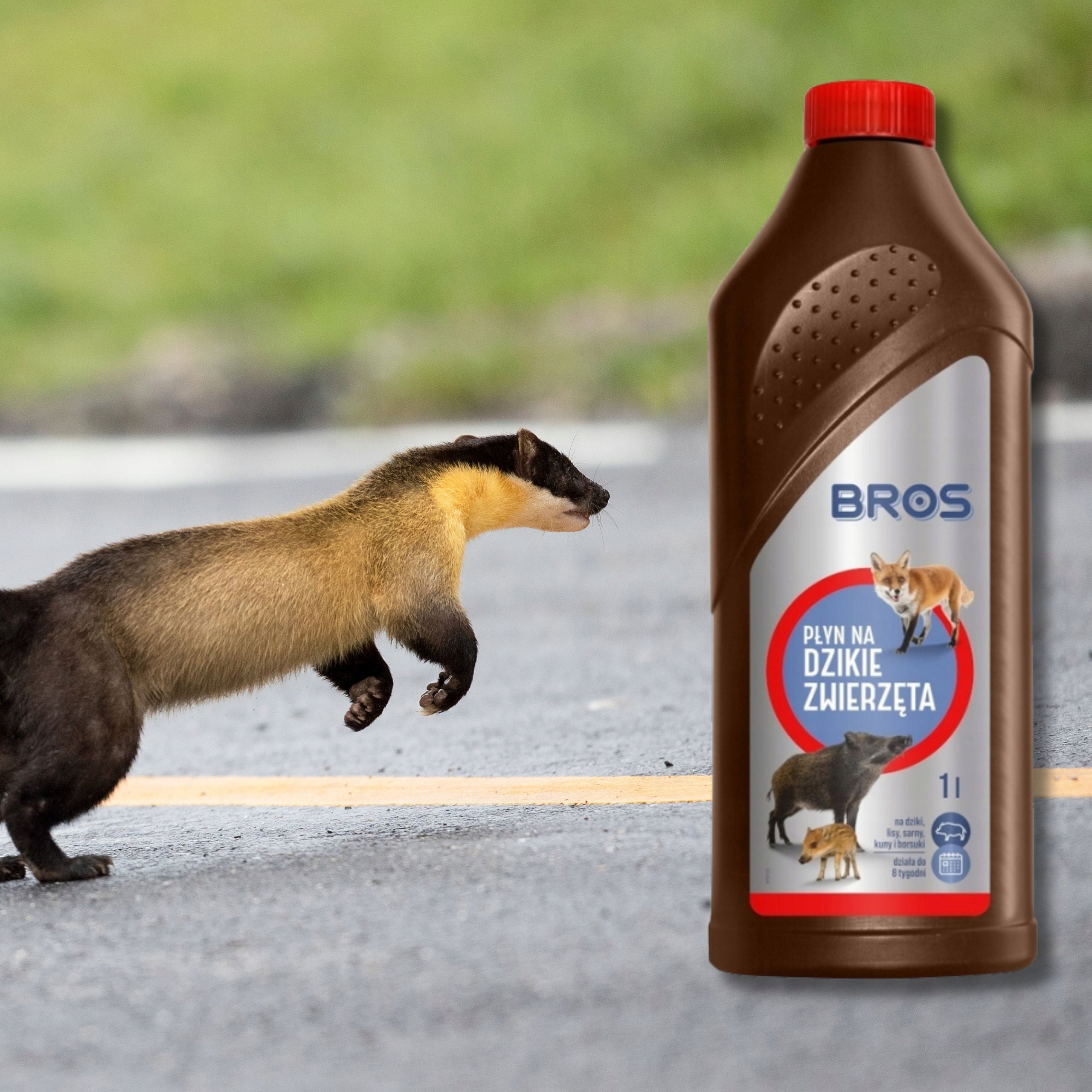BROS DETERRENT LIQUID WILD FOREST WILD ANIMALS FOX BEAVER RACCOON 1L Manufacturer code 5904517384514