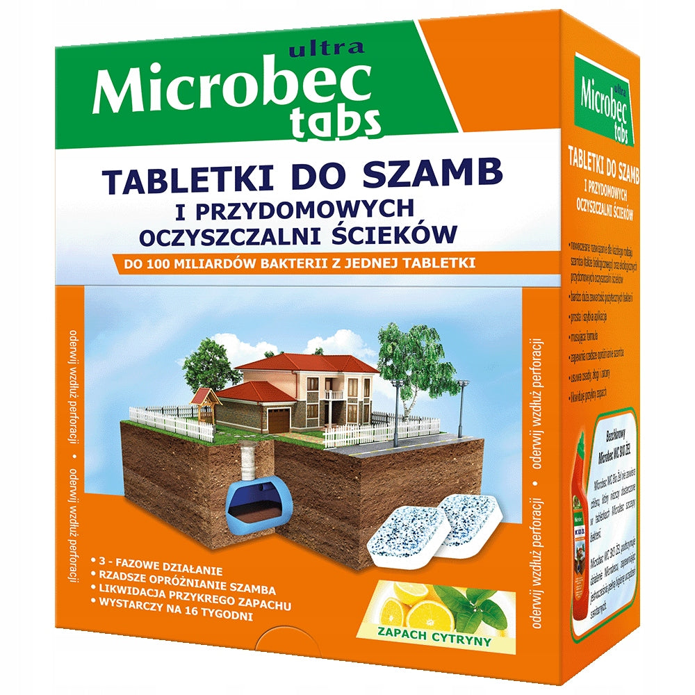 BROS MICROBEC ULTRA septic tank tablets 16x20g
