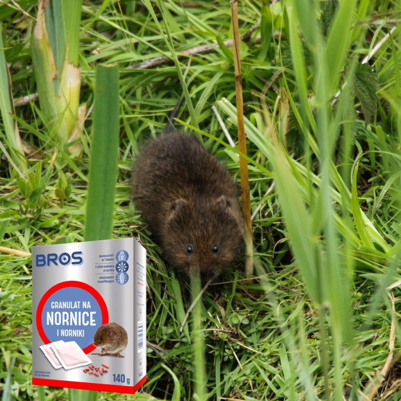 BROS NORNIT Granules 140g Rodent Poison Mink Poison Batteries included no