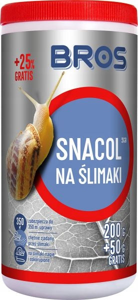 BROS Snacol 3GB poison, preparation, agent, fights snails 250 g Manufacturer code 2090