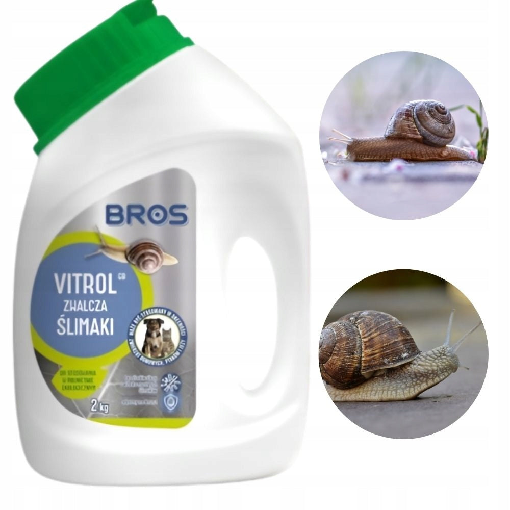 BROS Vitrol GB for naked and corrupted snails 2 kg Form granules