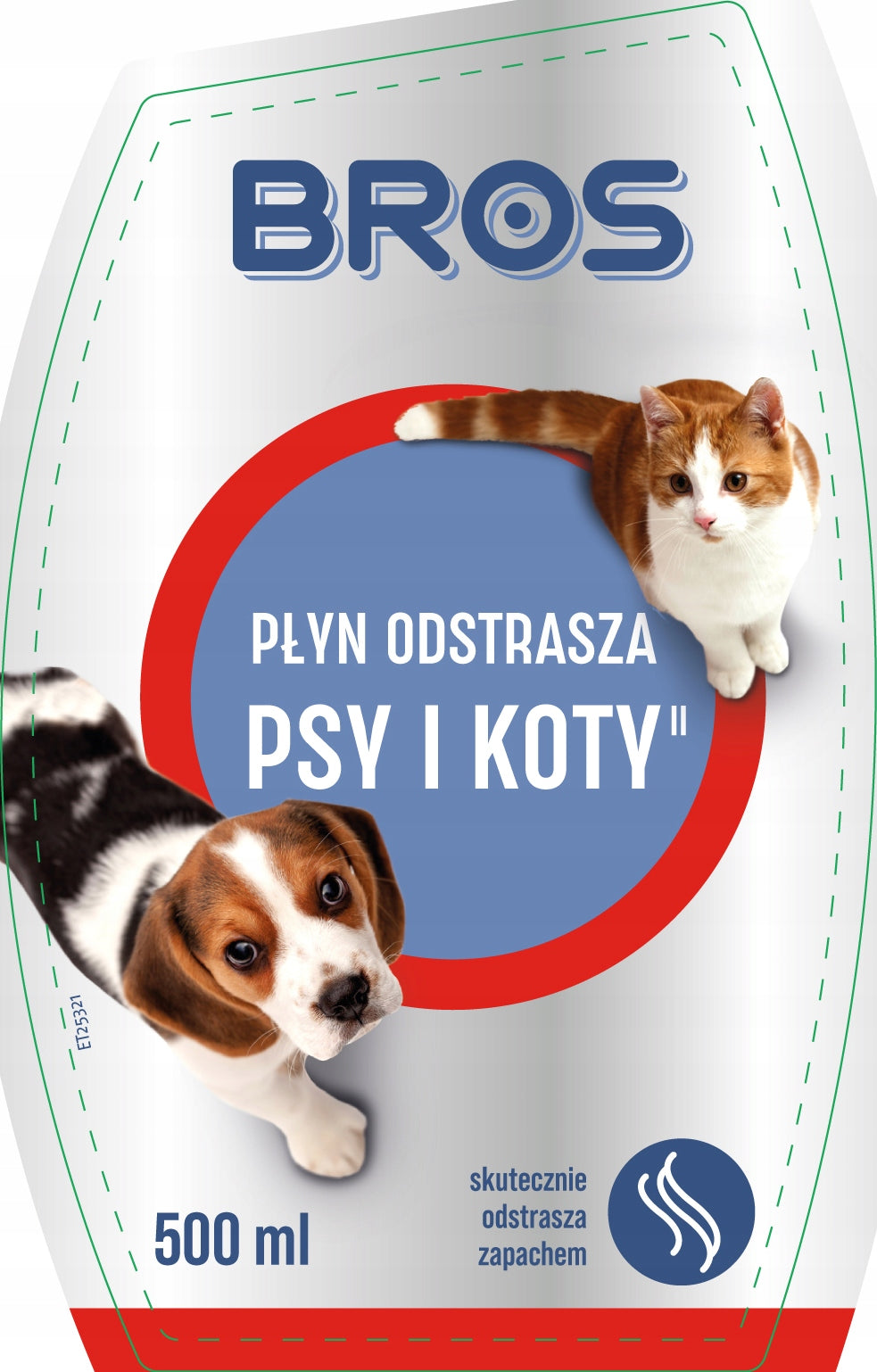 BROS liquid repels dogs and cats 500ml - 2 PACK Manufacturer code 448