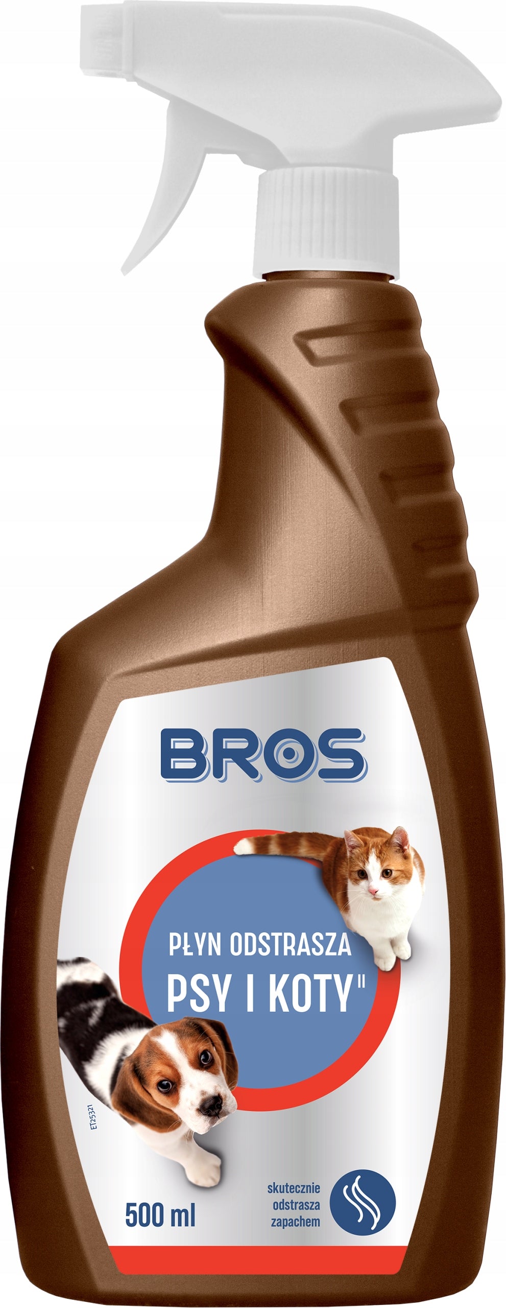 BROS liquid repels dogs and cats 500ml - 2 PACK Net length 5 m