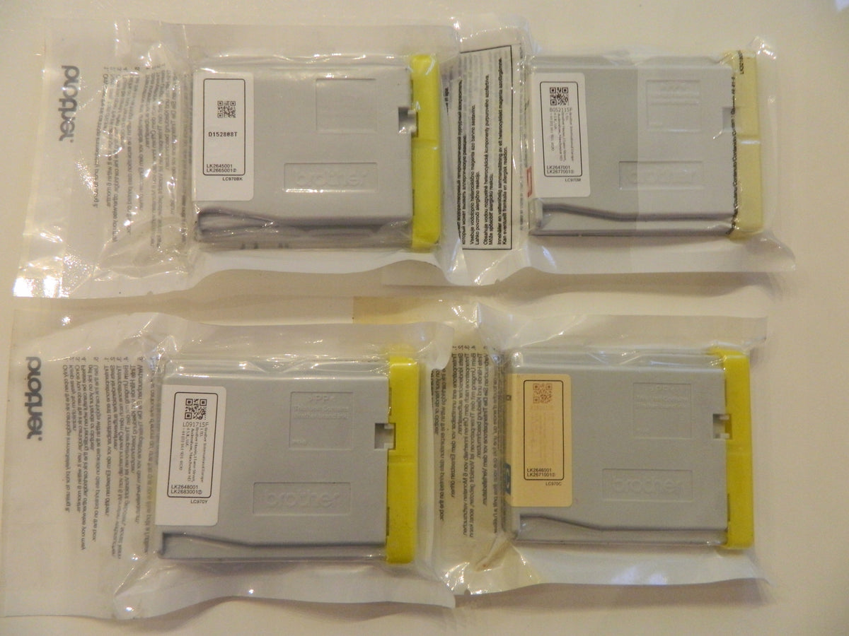BROTHER LC970 CMYK ORIGINALS 4pcs