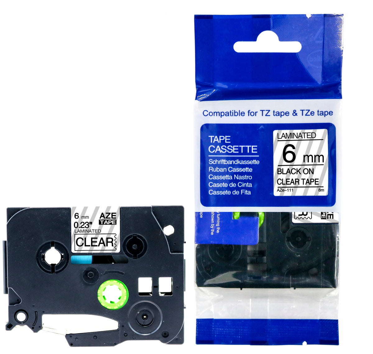BROTHER TAPE TRANSPARENT TZe-111 6mm TZ-111