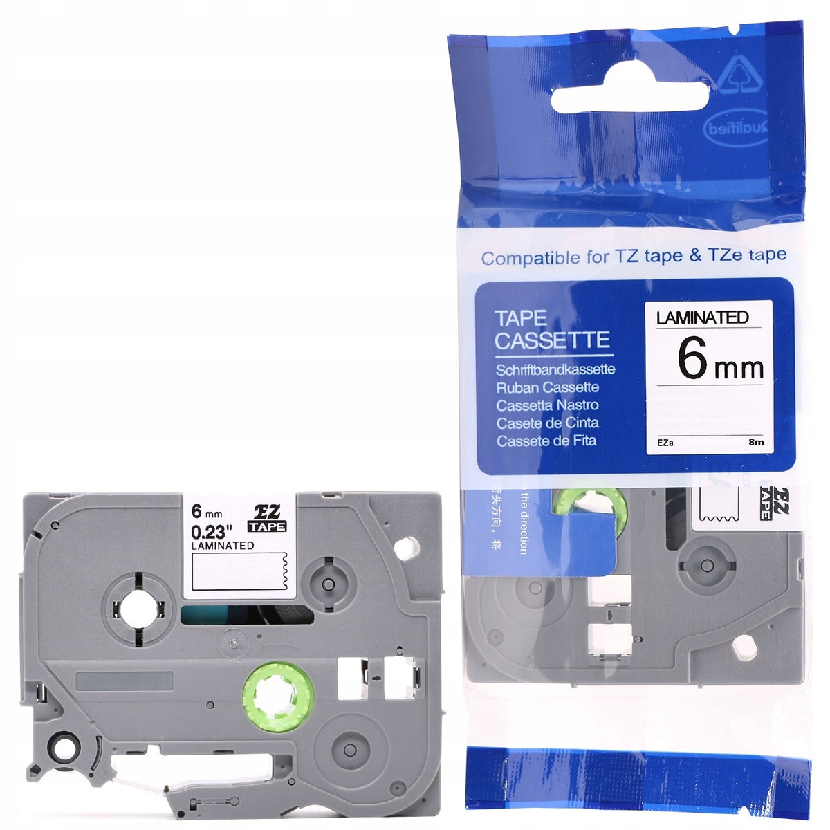 BROTHER TAPE TZ-511 6MM 8M BLUE TZe-511 Manufacturer code TZe-511
