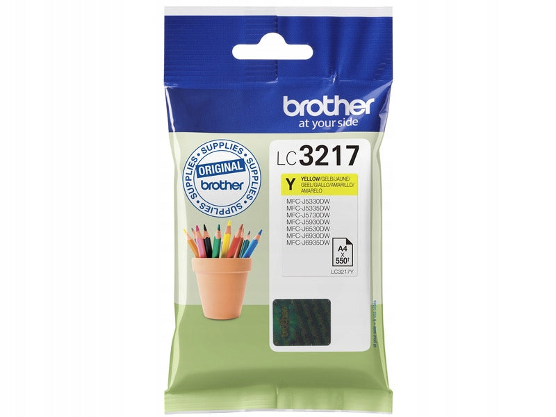 BROTHER Yellow ink 7.2 ml LC-3217Y Color yellow