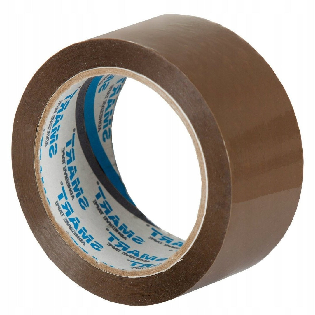BROWN ADHESIVE PACKING TAPE SMART ACRYLIC GLUE 48MM/60M Brand Smart