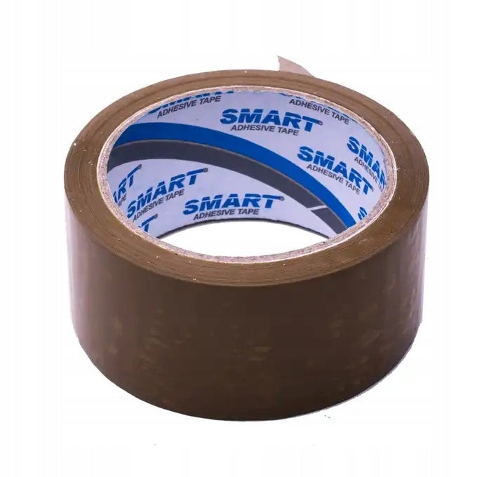 BROWN ADHESIVE PACKING TAPE SMART ACRYLIC GLUE 48MM/60M