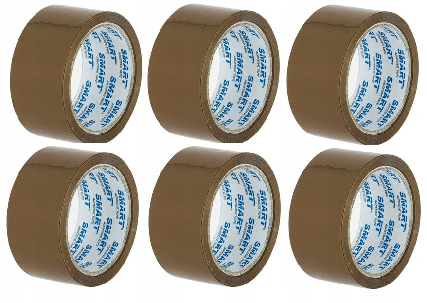 BROWN ADHESIVE TAPE 48/60 SMART 6PCS