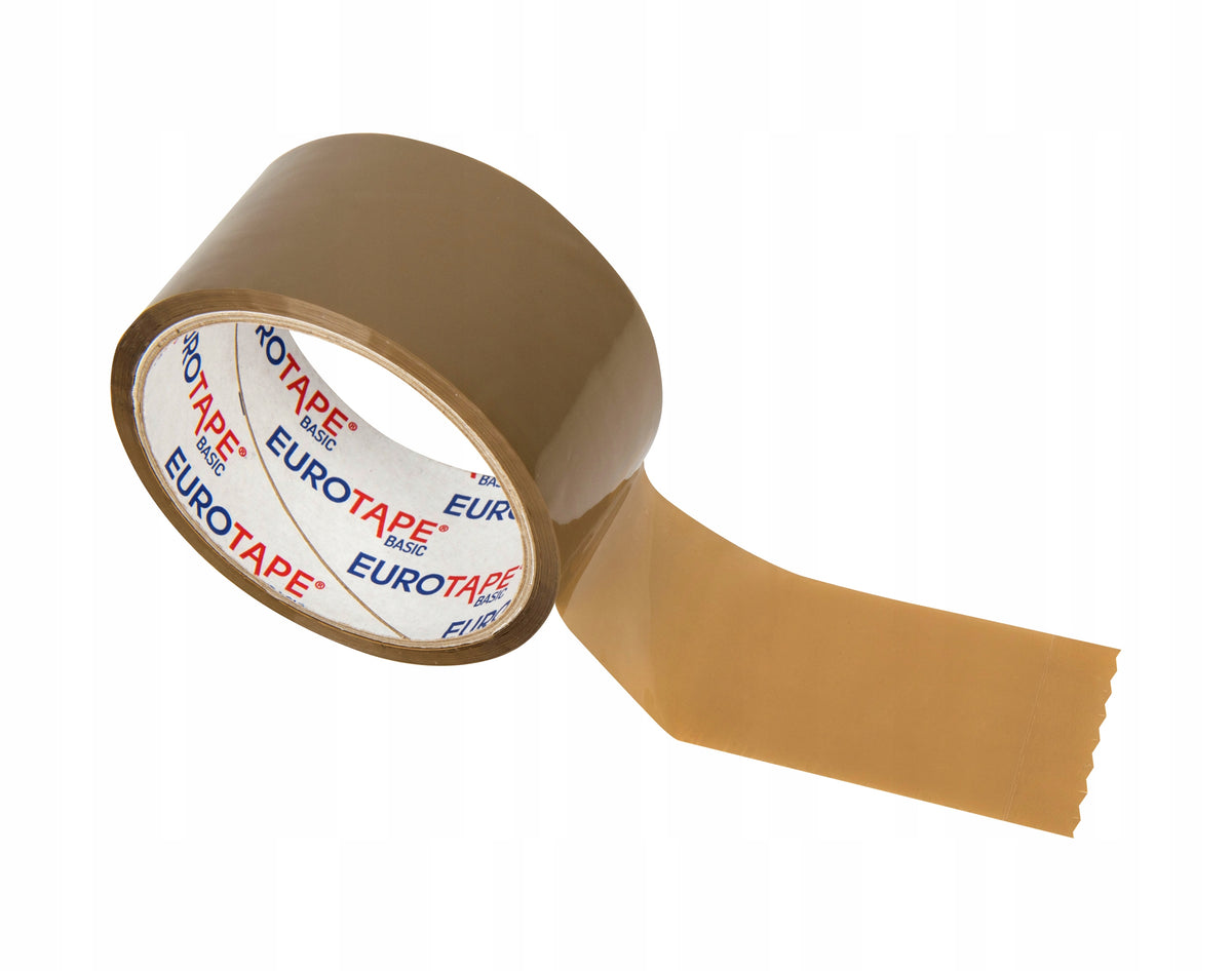 BROWN PACKING TAPE 48 mm / 66 m ADHESIVE LONG