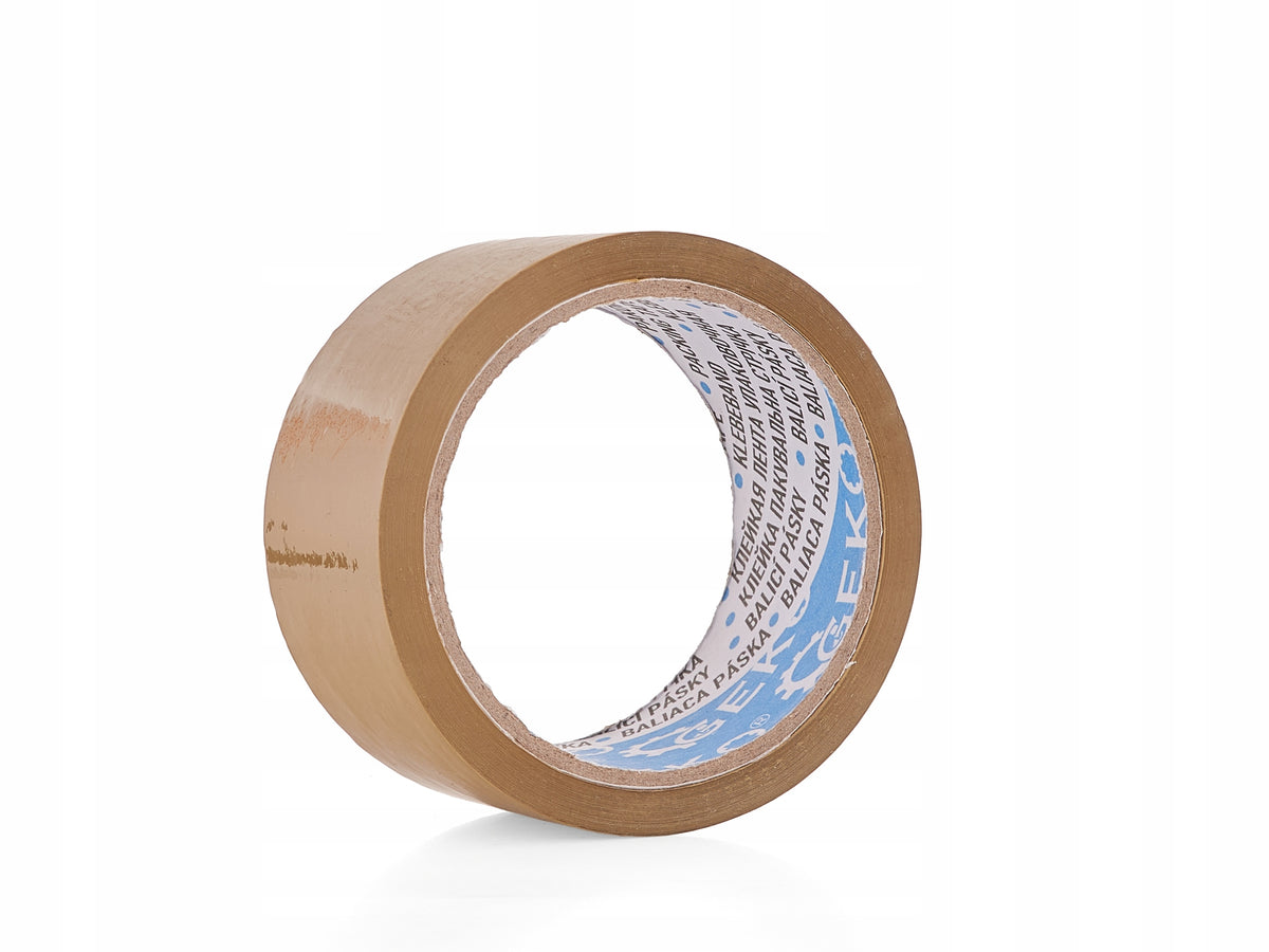 BROWN PACKING TAPE 48MMX50M STRONG ADHESIVE FOR CARTON PACKS 6 PIECES Brand Geko