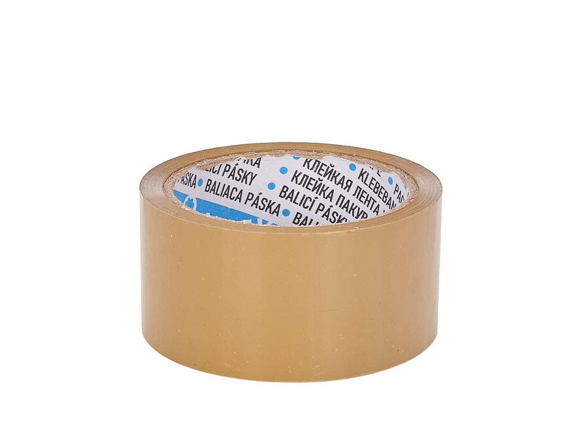 BROWN PACKING TAPE 48MMX50M STRONG ADHESIVE FOR CARTON PACKS 6 PIECES Width 48 mm