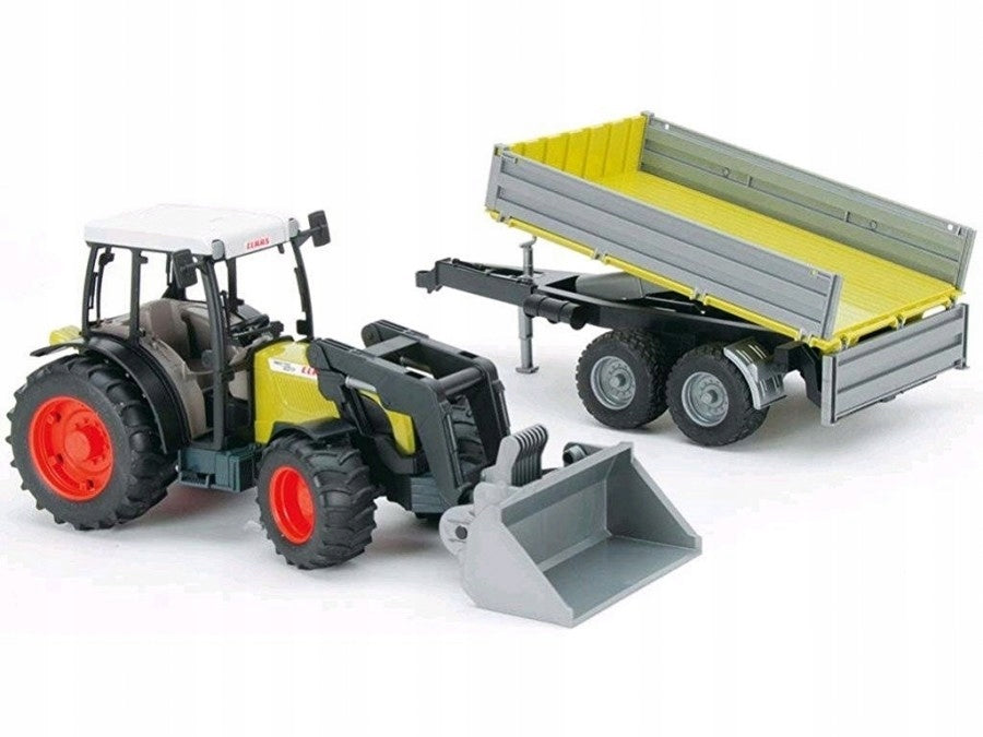 Traktor mit Anhänger Claas Nectis Bruder 