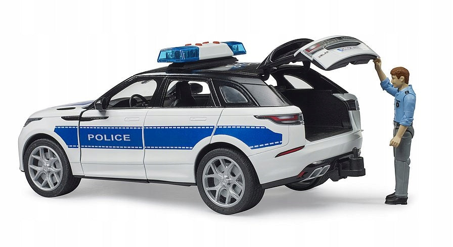 Policijos visureigis Bruder Range Rover Velar su figūrėle