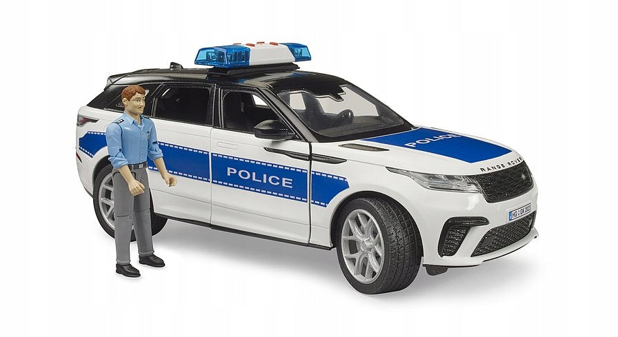 Policijos visureigis Bruder Range Rover Velar su figūrėle