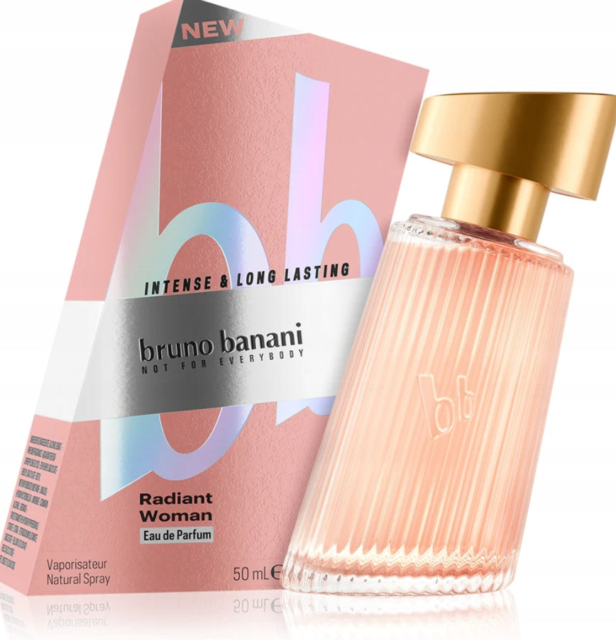 BRUNO BANANI RADIANT WOMAN 50ml Eau de Parfum for women Packaging status original