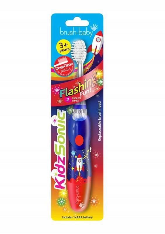 BRUSH-BABY sonic toothbrush racket 3+ years