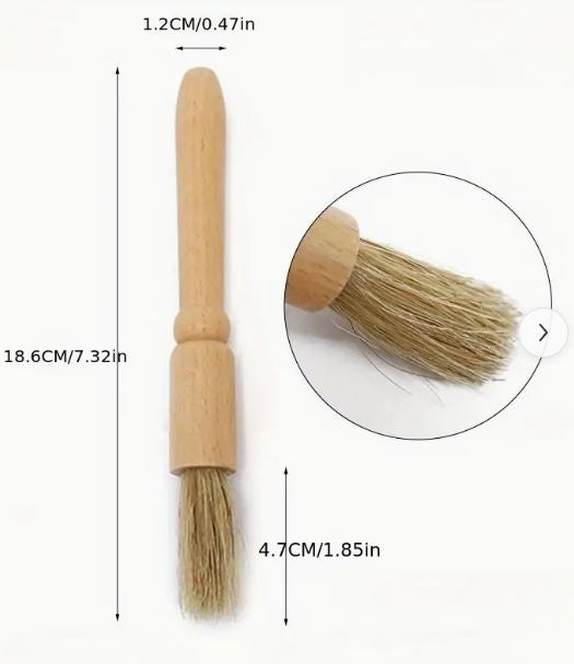 BRUSH CLEANING BRUSH COFFEE GRINDER WOODEN MAKER Packaging status original