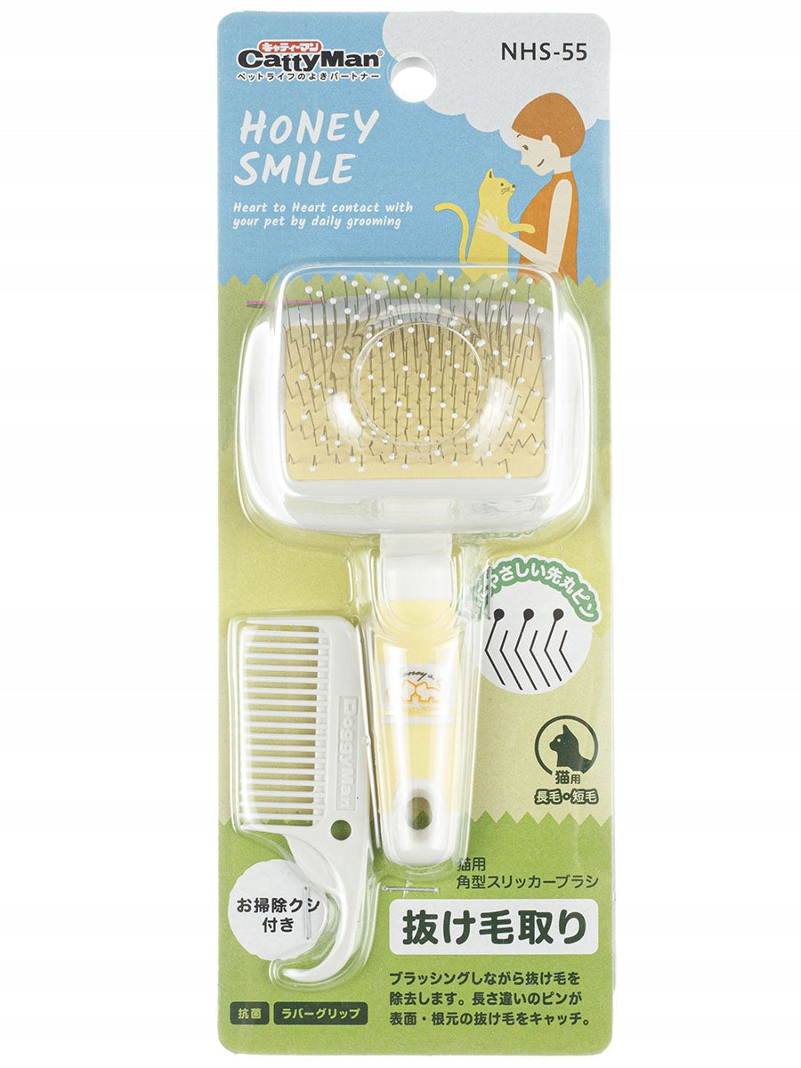 BRUSH + COMB FOR HAIR LOSS - PERFECT FOR CATS AND DOGS