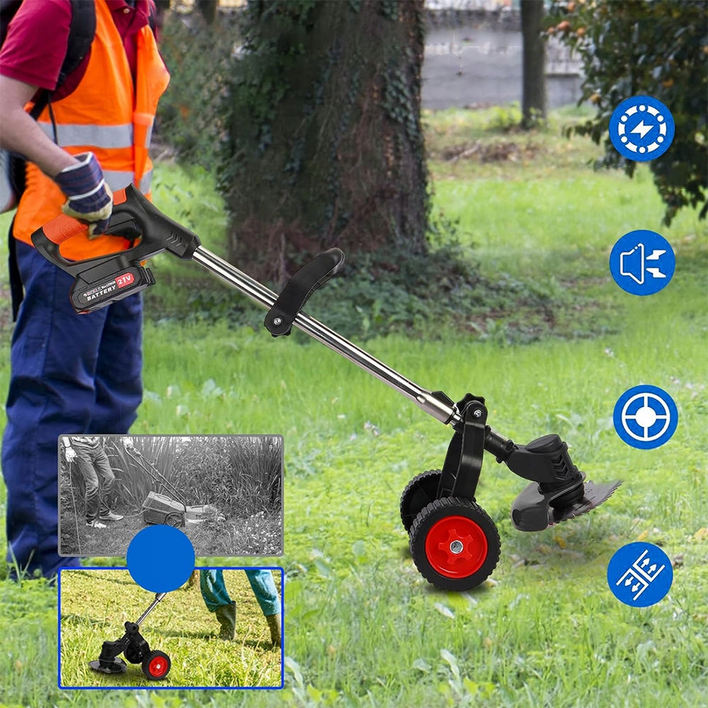 BRUSH CUTTER CORDLESS ELECTRIC SCYTHE GRASS BRUSH CUTTER 21V STRONG Brand no brand