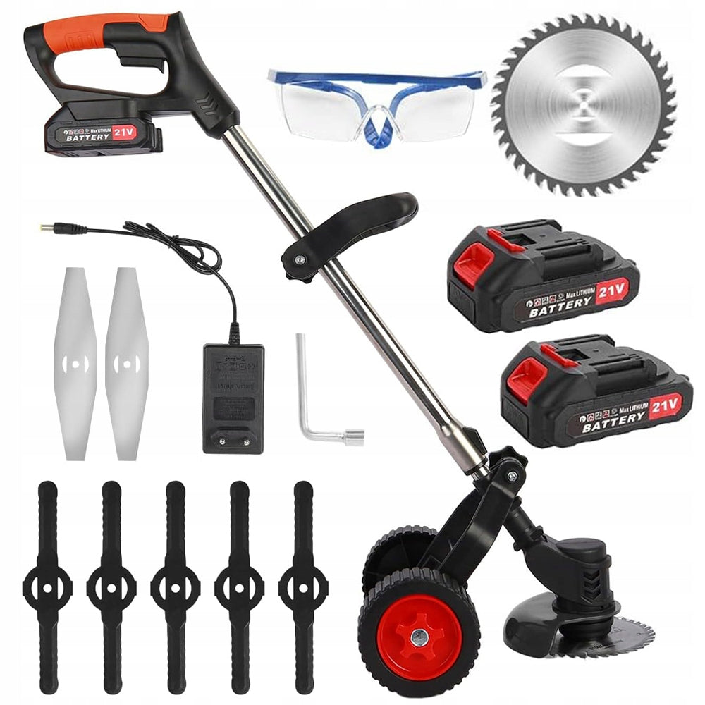 BRUSH CUTTER CORDLESS ELECTRIC SCYTHE GRASS BRUSH CUTTER 21V STRONG