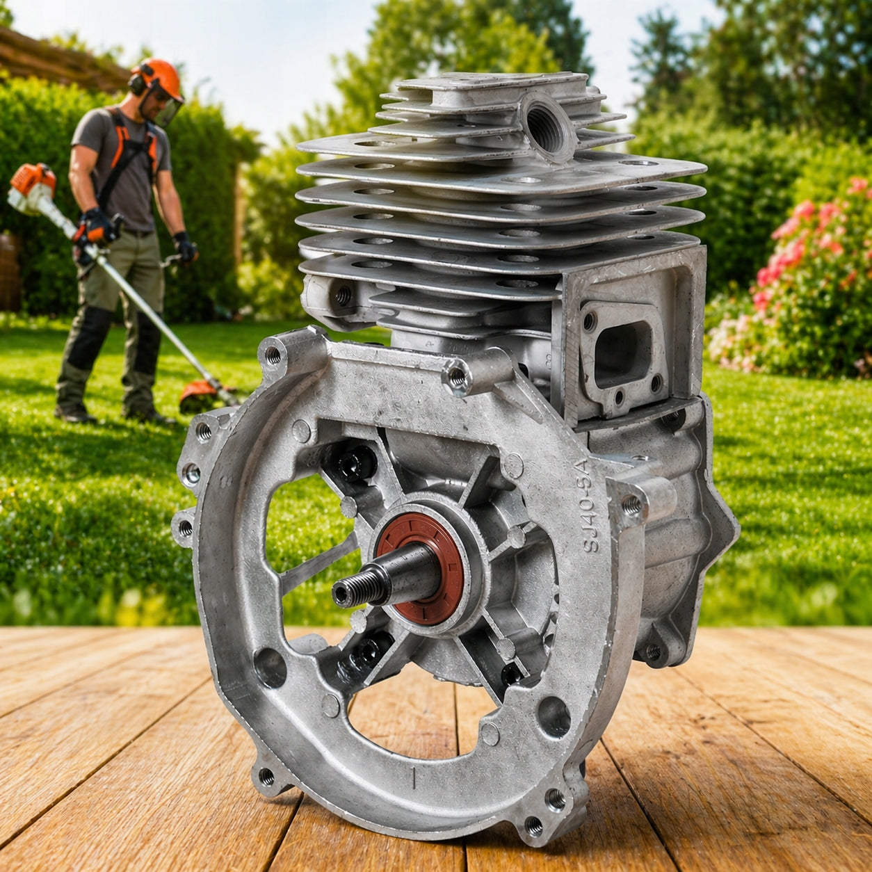 BRUSH CUTTER TRIMMER COMBUSTION SCYTHE ENGINE CARTER Brand Demon