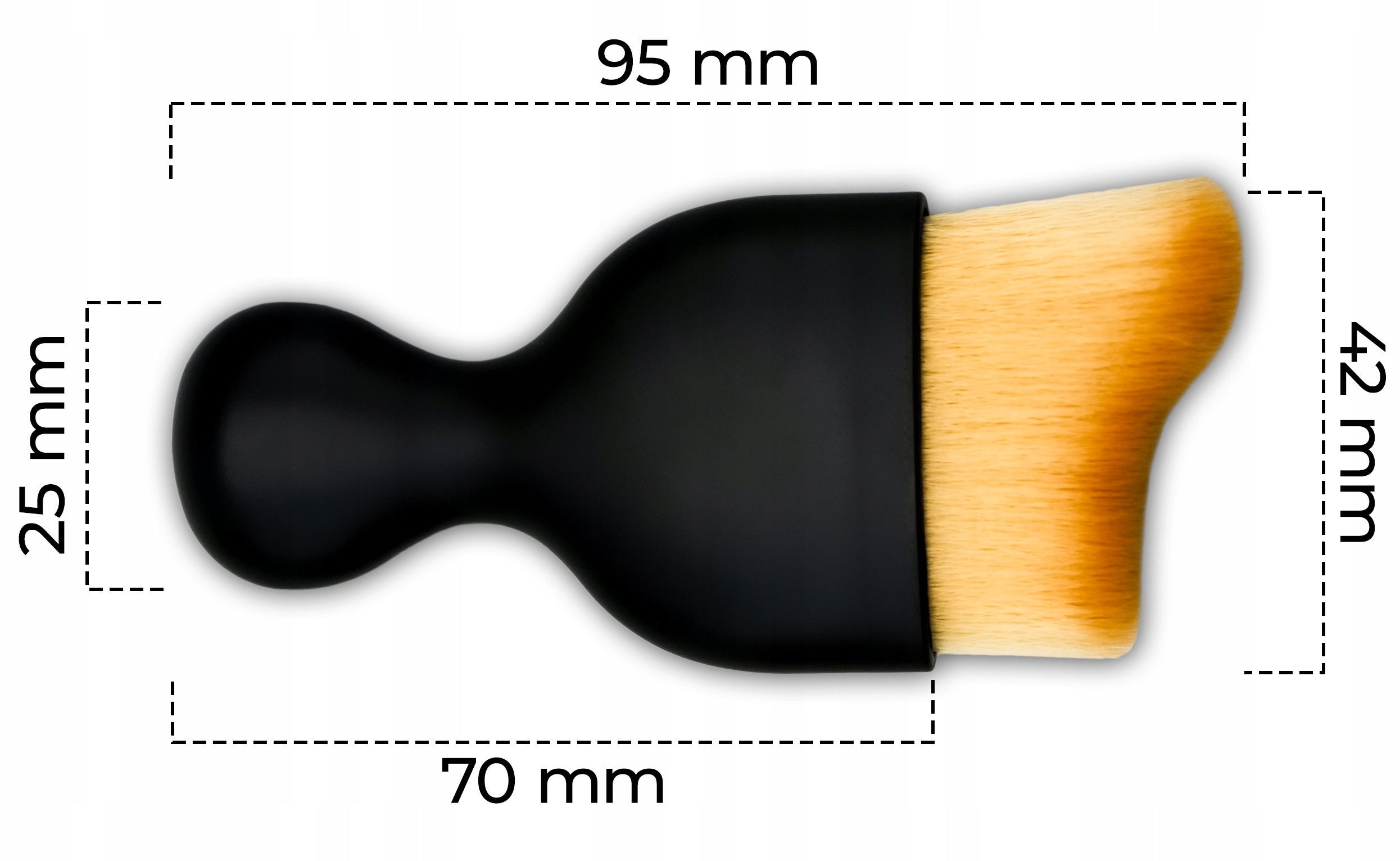BRUSH DETAILING BRUSH FOR CLEANING CAR INTERIOR SMOOTH BRUSH Manufacturer code EAA168
