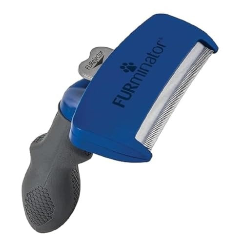 BRUSH FOR BIG DOG L FOR LONG HAIR GREY-BLUE Brand Furminator