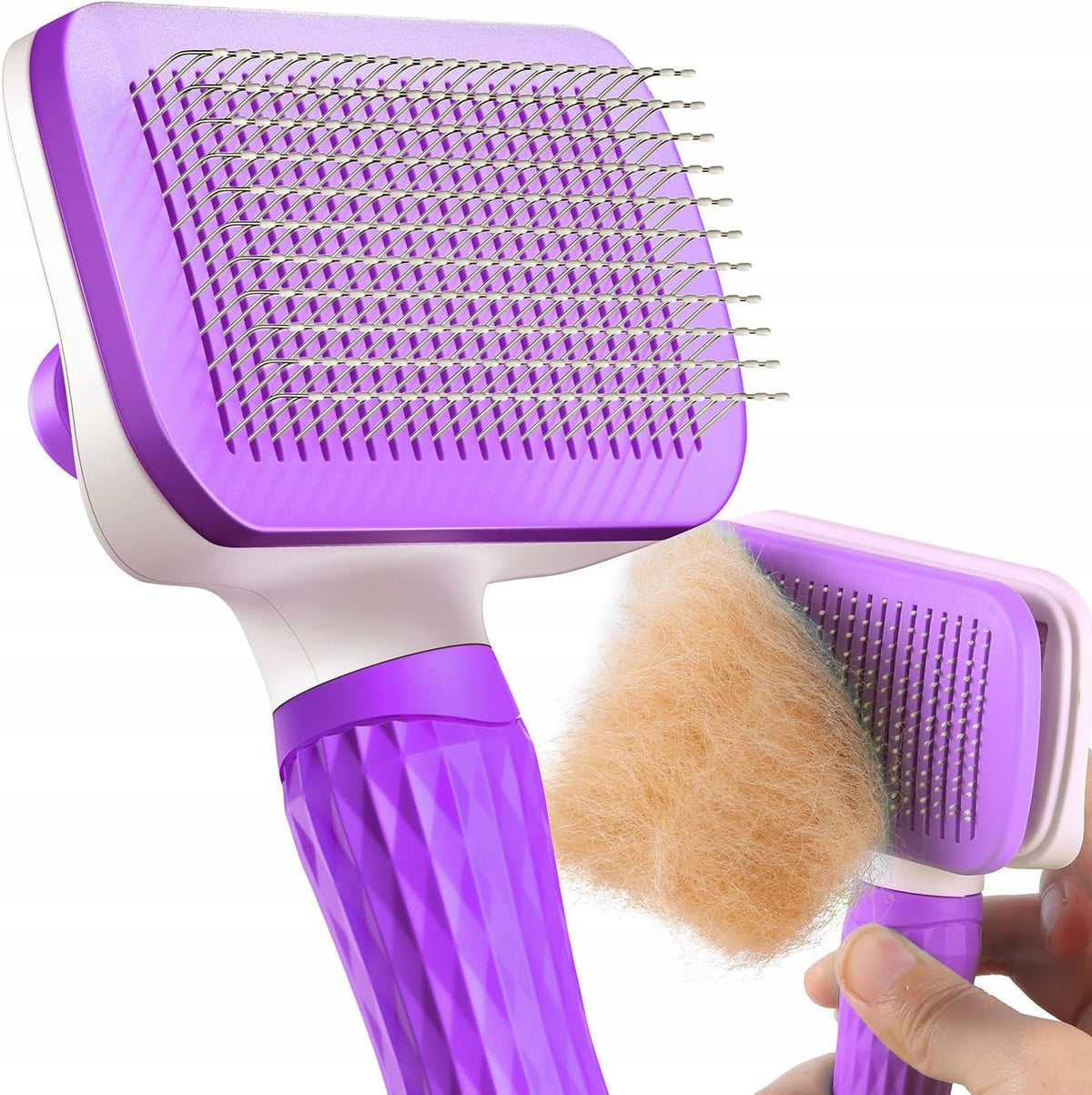 BRUSH FOR GROOMING DOGS AND CATS GENTLE EFFECTIVE AND COMFORTABLE