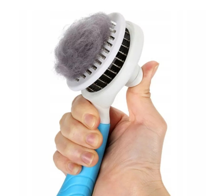 BRUSH FOR REMOVING COMBING HAIR FOR CAT DOG SELF-CLEANING Packaging status original