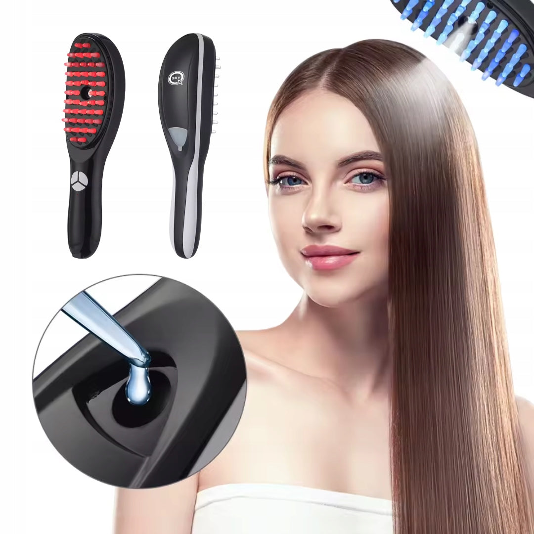 BRUSH QSKY LIGHT THERAPY FOR HAIR GROWTH PHOTON LED HEAD MASSAGER