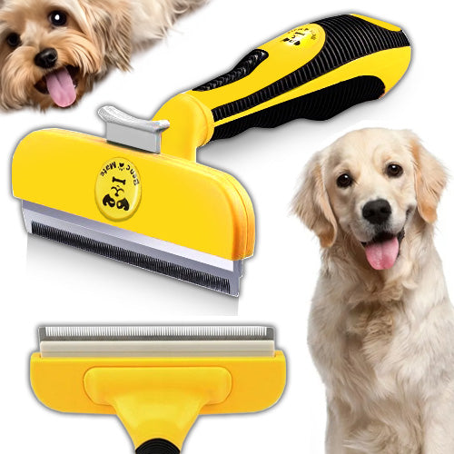 BRUSH SCRAPER FOR DUMMIES DOG TRIMMER REMOVES DEAD HAIR